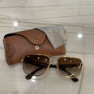 Ray-Ban sunglasses gold/brown